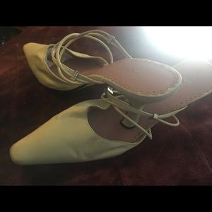 RSVP Mint Green Strappy Heel worn once for wedding